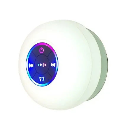 Mini Portable Wireless Waterproof Shower Speaker with LED Lights